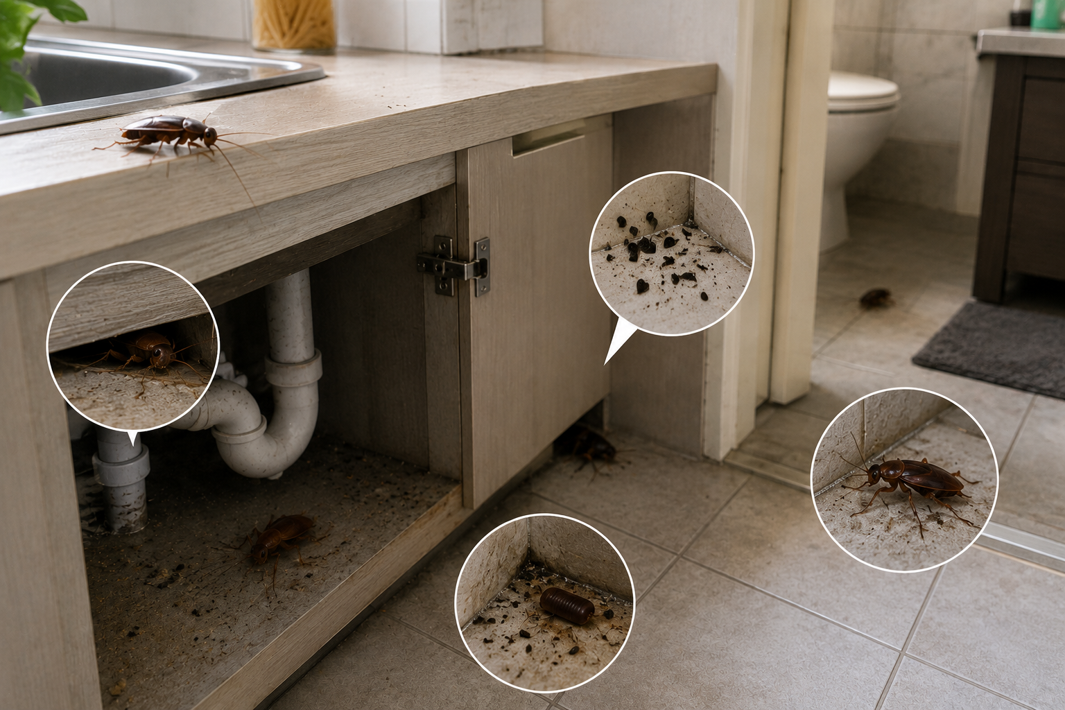 Cafards Argenteuil | Désinsectisation Professionnelle