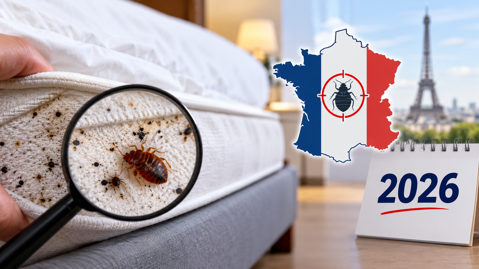 Punaises de lit en France en 2026 : infestation difficile à contrôler